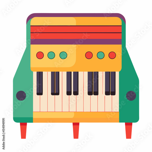 musical instruments on white background
