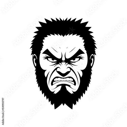 Angry Man Face