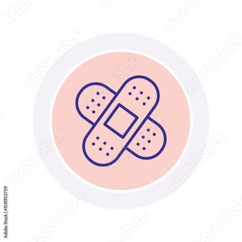 Bandage vector, pixel perfect, illustrator file 
