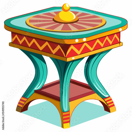 round table in a restaurant