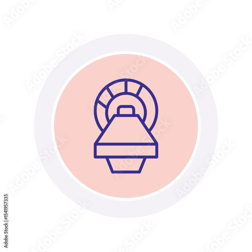 MRI Machine vector, pixel perfect, illustrator file 
 