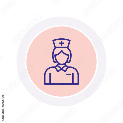 Nurse vector, pixel perfect, illustrator file 
