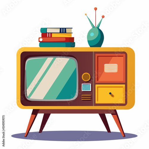 retro tv set