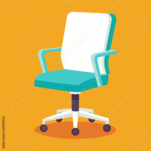office chair isolated on white