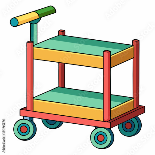 wooden toy truck