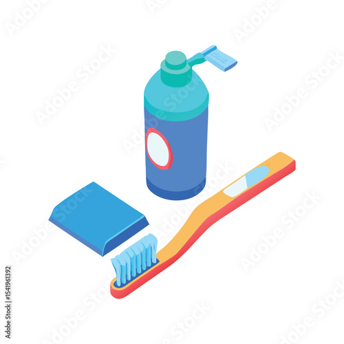 toothbrush with toothpaste