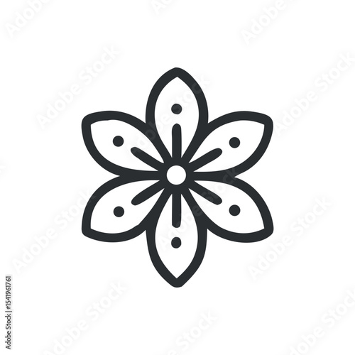 abstract floral design