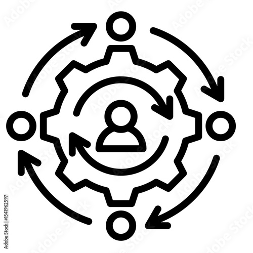 Whole System  Icon Element For Design	
