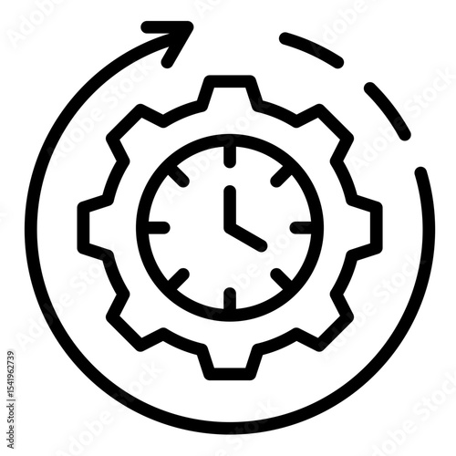 Life Cycle  Icon Element For Design	