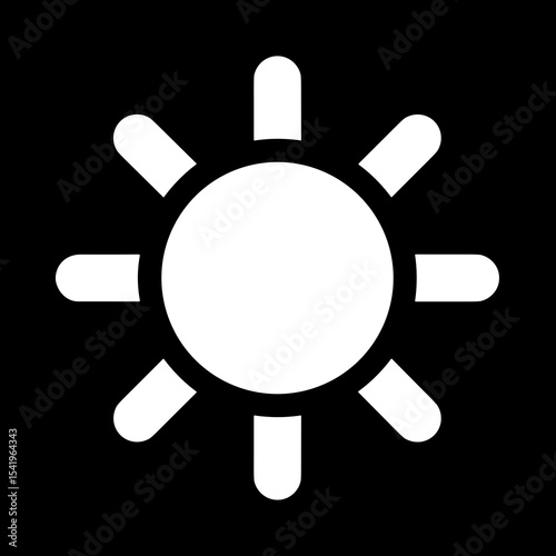 Black Sun with Rays