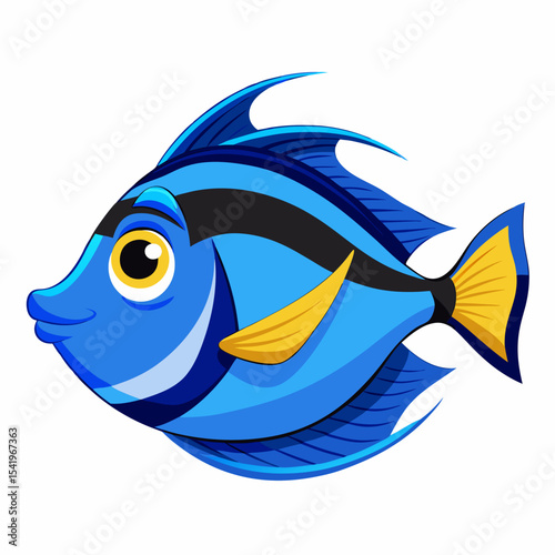 tropical fish vector illustration