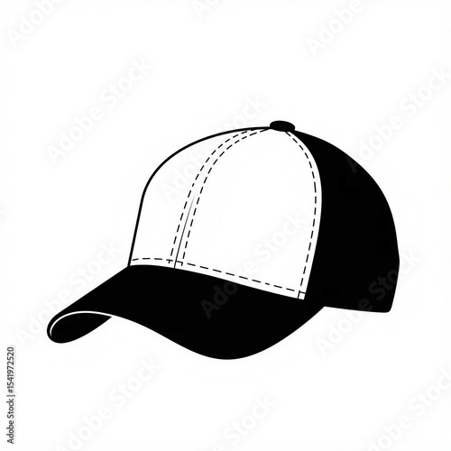 baseball cap vector 