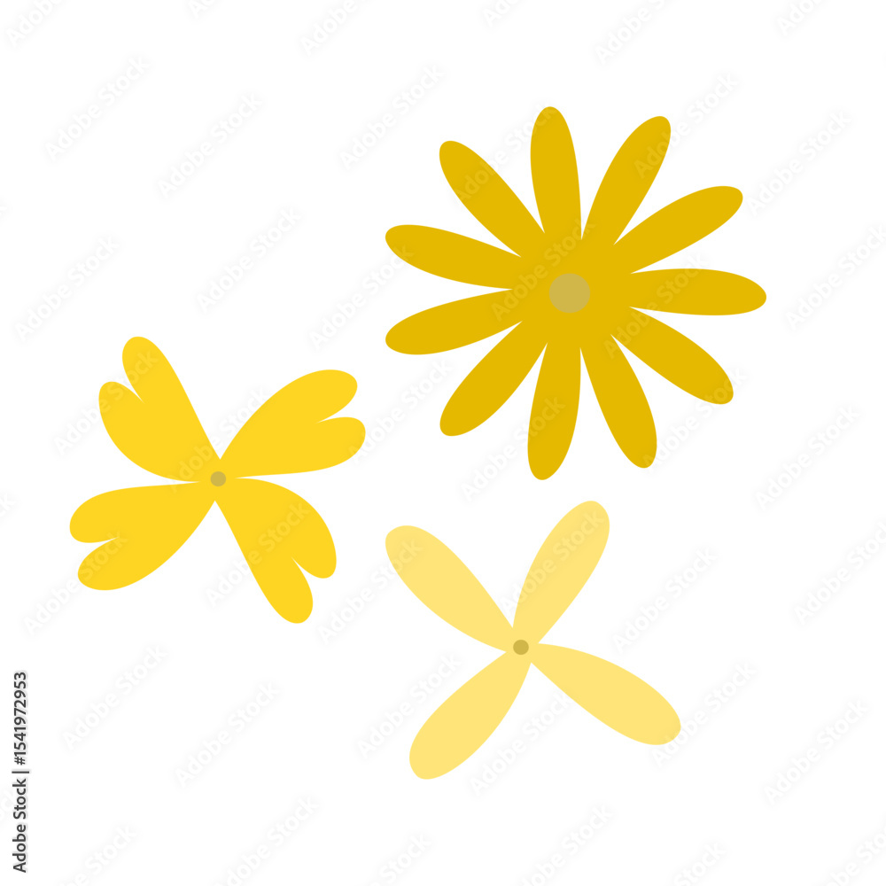 Obraz premium Yellow Flower Decoration