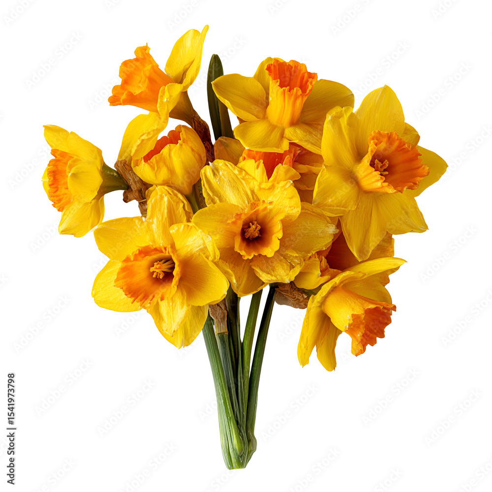 Fototapeta premium Yellow Daffodil Bouquet Spring Flowers Nature