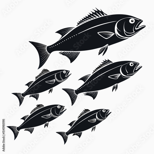 set of fish