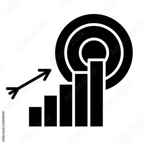 Unified Goals  Icon Element For Design	