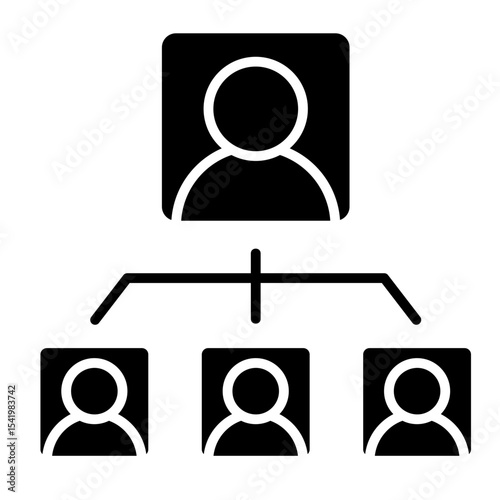 Organizational Tree  Icon Element For Design	