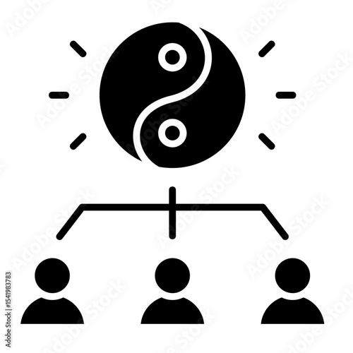 Harmony Structure  Icon Element For Design	