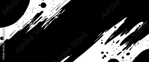 Vector black brush art grunge texture ink print distress. 