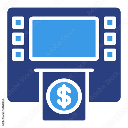 Atm Machine  Icon Element For Design