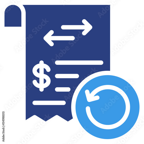 Transaction History  Icon Element For Design