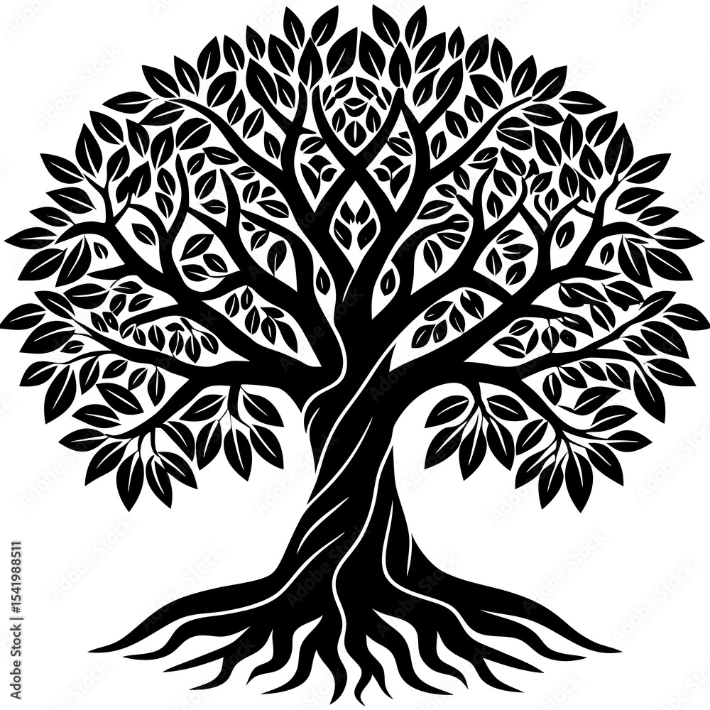 Obraz premium tree with roots