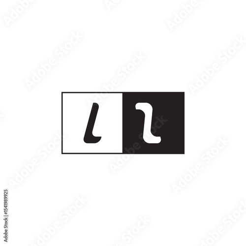 Monogram Logo Design Unique Simple Bold LZ Initial Alphabet Vector Alphabet