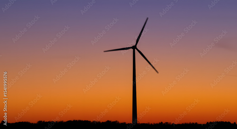 wind turbine at sunset wind turbine at sunset