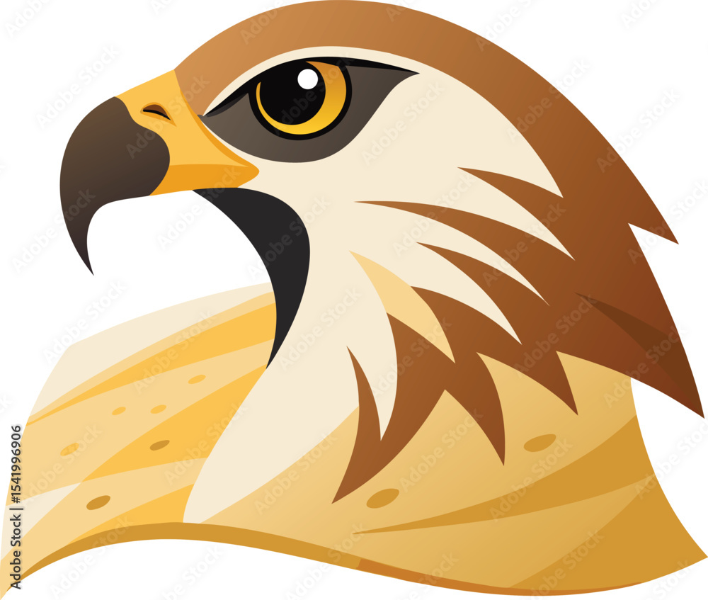 Obraz premium eagle head vector
