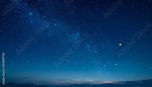 満天の星空　背景素材　風景