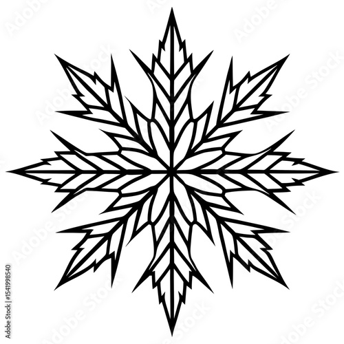 Frost Pattern icon vector