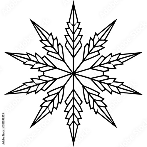 Frost Pattern icon vector