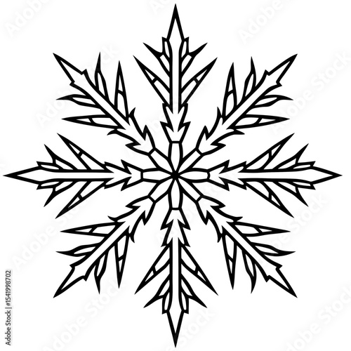 Frost Pattern icon vector