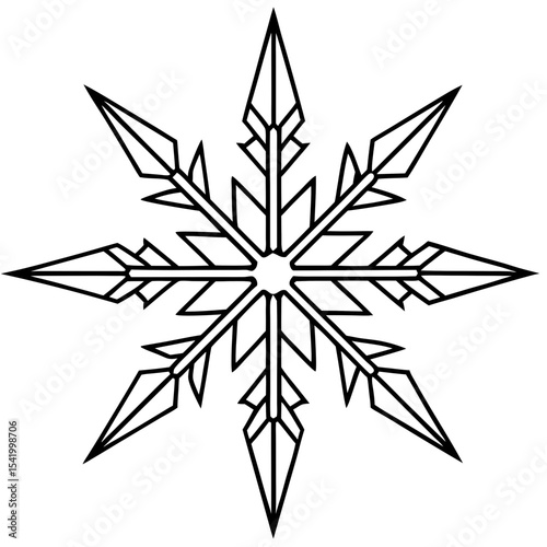 Frost Pattern icon vector