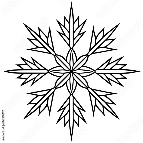 Frost Pattern icon vector
