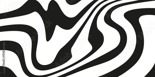 Black Traced Texture on White Background -