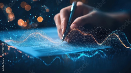 Hand Writing Document Digital