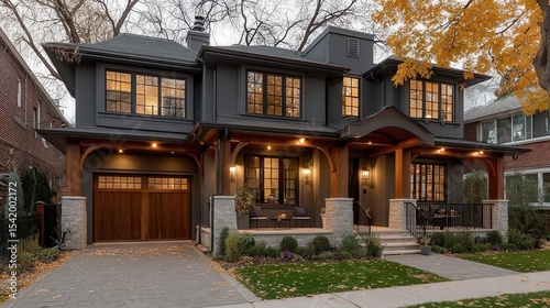 Autumn Evening at the Gray House