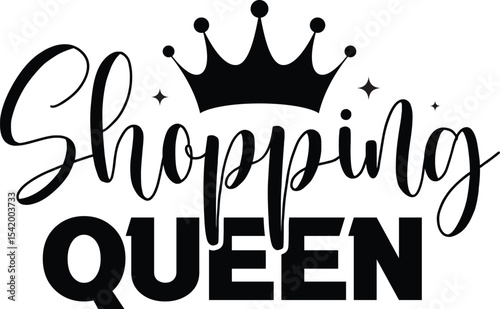 Shopping queen SVG
