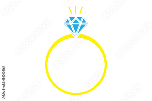 Diamond Ring Icon Set