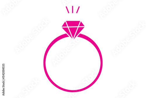 Diamond Ring Icon Set