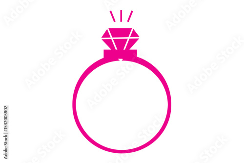 Diamond Ring Icon Set