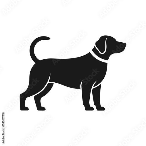 Dog Breed Silhouettes Collection – Labrador, German Shepherd, Bulldog – Vector Clipart for T-shirt, Stickers, and Prints