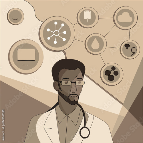 doctor with sathescope