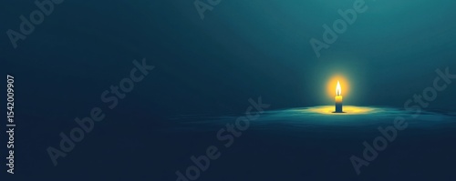 Candle Light in Darkness