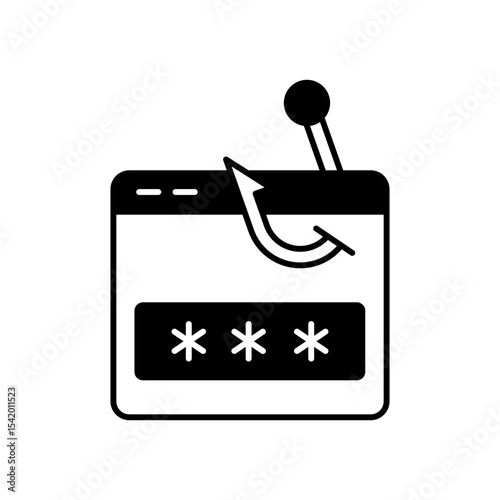 Phishing Attack Scam Fill Icon