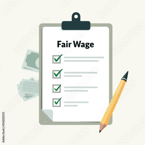 Equal Pay vector set for International Equal Pay Day featuring gender pay gap icons, equal salary symbols, balanced money, workplace fairness, and advocacy in solid colors.