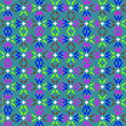 A pixel pattern that breaks all boundaries — creative, limitless, and full of expressive energy in every square.

