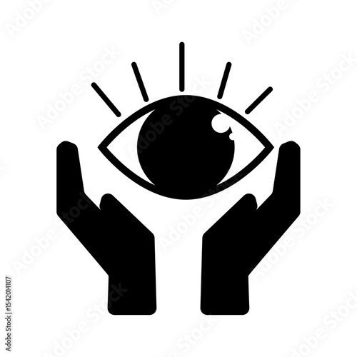 Eye care icon,healthcare and medical icon