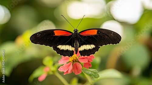 Close-up of a butterfly resting on a flower